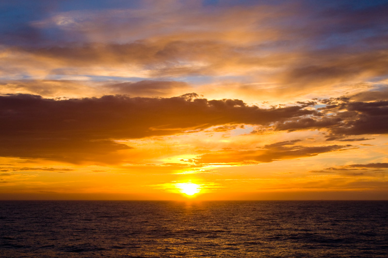 Sunset Over The Southern Ocean